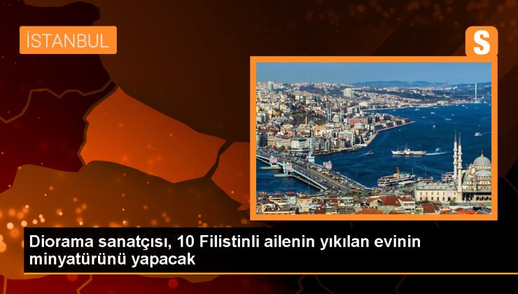 Sanatçı Şenay Fidan, İsrail-Filistin savaşında evlerini kaybeden ailelere minyatür evler hediye ediyor