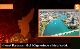 Adana Demirspor Teknik Direktörü Hikmet Karaman: ‘Gol bölgelerinde etkisiz kaldık’