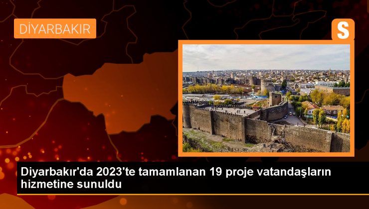 Diyarbakır Büyükşehir Belediyesi, 2023’te 19 projeyi tamamlayarak hizmete sundu