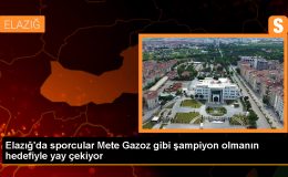 Elazığ’da Genç Okçular Mete Gazoz’un İzinden Gidiyor