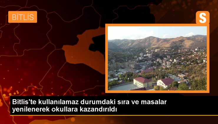 Gönüllü Öğretmenler ve Milli Eğitim Personeli, Bin Çift Masa ve Sırayı Onararak Okullara Kazandırdı