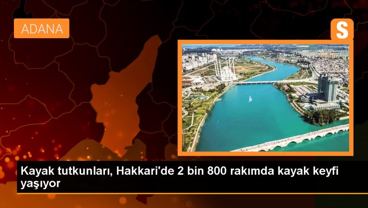 Hakkari’deki Merga Bütan Kayak Merkezi Ziyaretçilerini Ağırlıyor