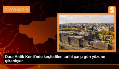 Mardin’deki Dara Antik Kenti’nde tarihi çarşı keşfedildi