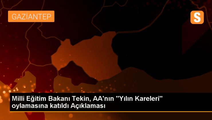 Milli Eğitim Bakanı Yusuf Tekin, Yılın Kareleri oylamasına katıldı