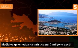 Muğla, 2023 yılında 3 milyon 395 bin 947 yabancı turisti ağırladı