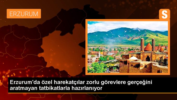 Özel Harekat Polisleri Zorlu Tatbikatlarla Hazırlanıyor