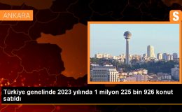 Türkiye genelinde 2023 yılında 1 milyon 225 bin 926 konut satıldı