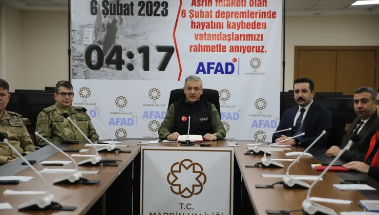 Mardin ve Siirt’te Deprem Anma Programı Düzenlendi