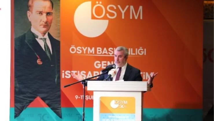 ÖSYM Başkanı: Yapay zeka sınavları daha verimli hale getirecek