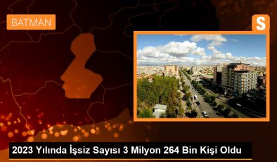 2023 Yılında İşsiz Sayısı 3 Milyon 264 Bin Kişi Oldu