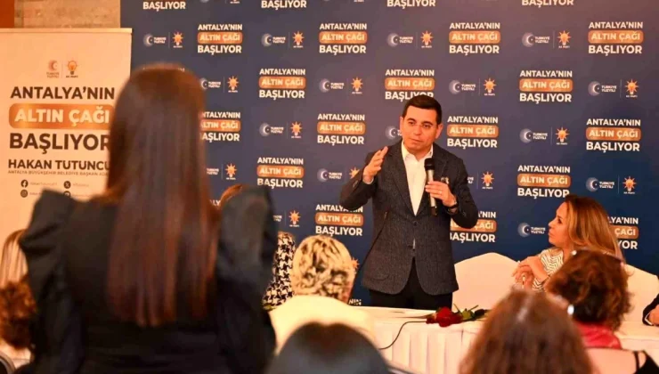 Hakan Tütüncü, Antalya’da iş kadınlarıyla buluştu