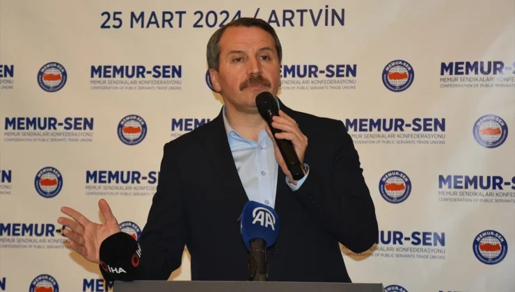 Memur-Sen Genel Başkanı Ali Yalçın: Muhalefetin işi emekçinin yanında olmaktır