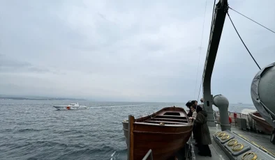 Nusret Mayın Gemisi’nin Çanakkale Deniz Savaşları’ndaki Rolü Canlandırıldı