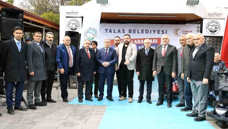 Talas Belediyesi Engelli Araçları Teslim Töreni