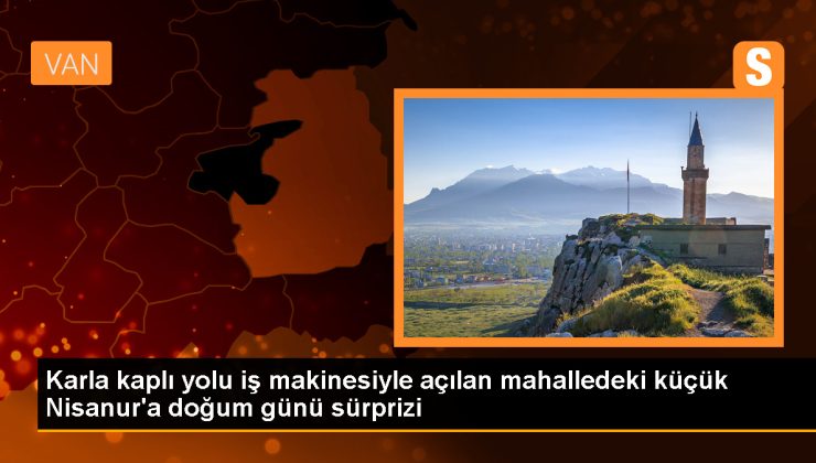 Van’da Terk Edilen Mahalleye Doğum Günü Sürprizi