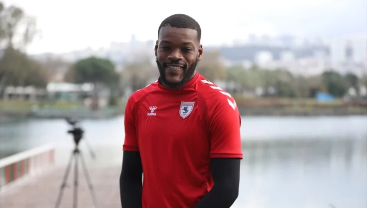 Yılport Samsunsporlu Ntcham: ‘Maçı kazandıran golü atarsam taklalarıma devam edeceğim’