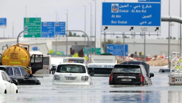 Dubai’deki Aşırı Yağışlar Hava Trafiğini Etkiledi