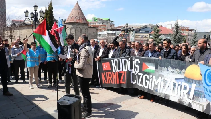 Erzurum ve Erzincan’da Hamas lideri İsmail Heniyye ve Gazzeliler için gıyabi cenaze namazı kılındı