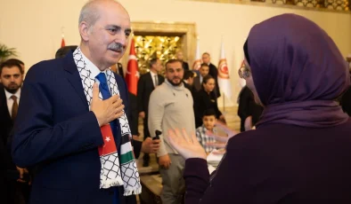 TBMM Başkanı Numan Kurtulmuş, Gazze’deki Gazzelilerle İftar Programında Buluştu