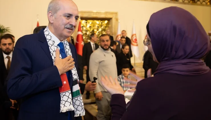 TBMM Başkanı Numan Kurtulmuş, Gazze’deki Gazzelilerle İftar Programında Buluştu