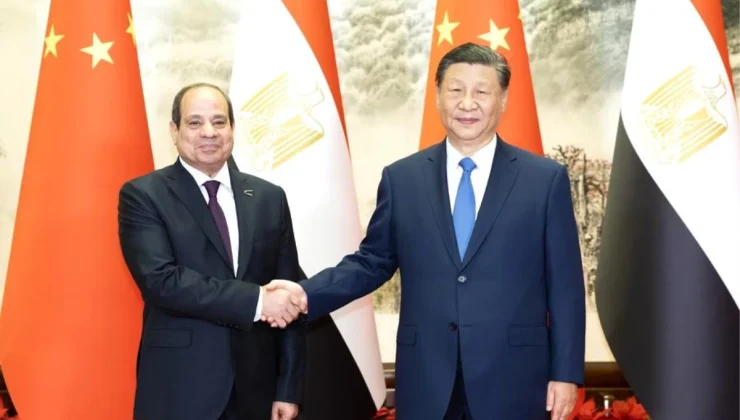 Çin Cumhurbaşkanı Xi Jinping, Mısır Cumhurbaşkanı Abdulfettah es-Sisi ile görüştü