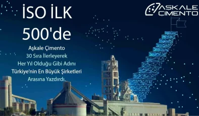 Aşkale Çimento, Türkiye’nin en büyük 500 sanayi kuruluşu listesinde yerini aldı