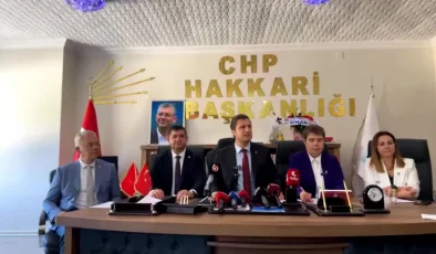 CHP Heyeti Hakkari’de Kayyum Atamalarını Protesto Etti