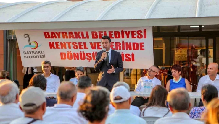 Bayraklı Belediye Başkanı İrfan Önal, Kentsel Dönüşüm Ofislerini Hizmete Açtı