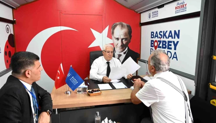 Bursa Büyükşehir Belediye Başkanı Mustafa Bozbey, makamını ilçelere taşıdı