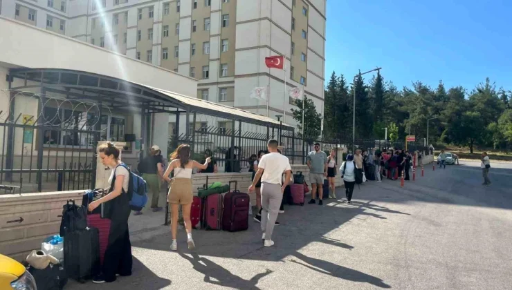 Bursa Uludağ Üniversitesi Kampüsünde Yangın Çıktı