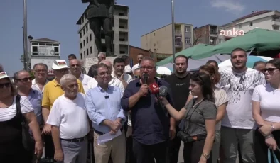 CHP Rize İl Örgütü, ÇAYKUR’un çay alım politikasını protesto etti