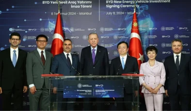 Cumhurbaşkanı Erdoğan, Çinli BYD firmasıyla yatırım anlaşması imzaladı