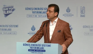 İBB Başkanı İmamoğlu, Güneş Enerjisi Sistemi Yatırımlarını Tanıttı