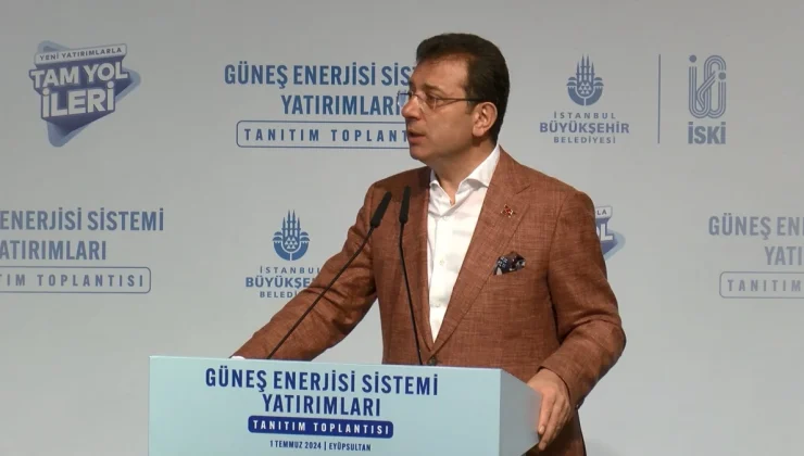 İBB Başkanı İmamoğlu, Güneş Enerjisi Sistemi Yatırımlarını Tanıttı