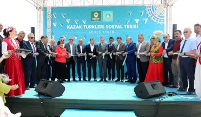 Konya’da İsmil Kazak Türkleri Sosyal Tesisinin açılışı yapıldı