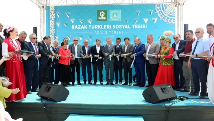 Konya’da İsmil Kazak Türkleri Sosyal Tesisinin açılışı yapıldı