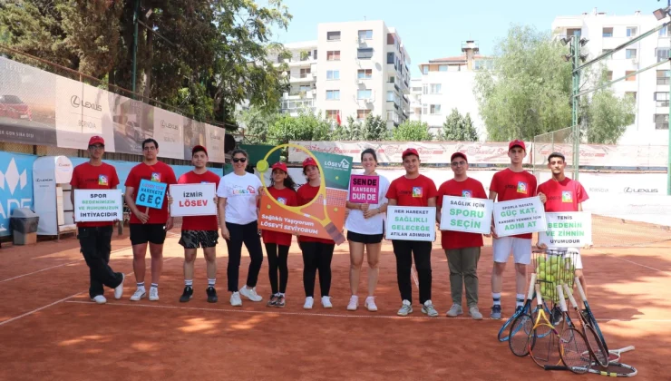 LÖSEV, lösemiyi atlatan gençleri milli tenisçi İpek Soylu Şemin ile buluşturdu