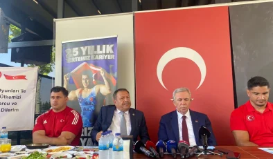 Mansur Yavaş, Paris 2024 Olimpiyatları’na katılacak sporcularla buluştu