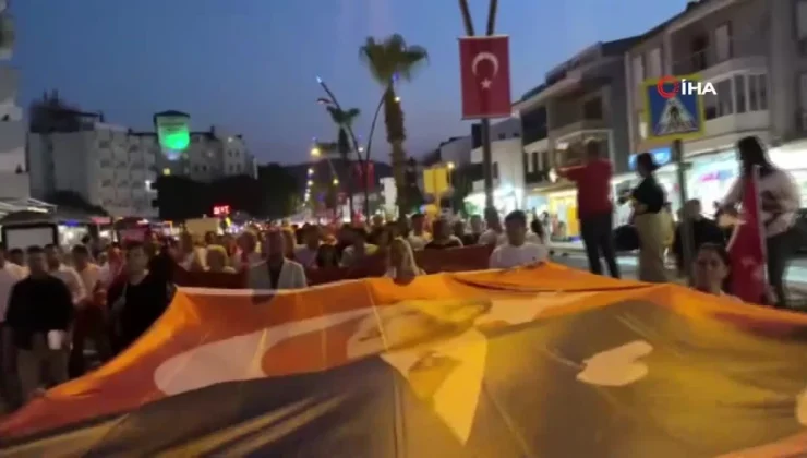 Marmaris’te 15 Temmuz Demokrasi ve Milli Birlik Programı