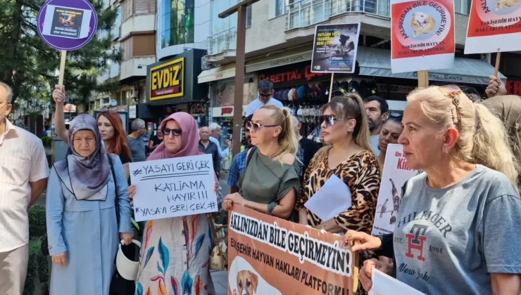 Saadet Partisi ve Hayvanseverler, Sokak Hayvanlarına Ötanazi Yapılmasına Karşı Protesto Düzenledi