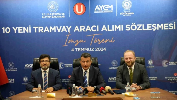 Samsun’a alınacak yeni tramvaylar Türkiye’deki yerlilik oranı en yüksek trenler olacak