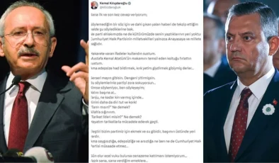 Satır arasındaki detay! Tanju Özcan’ı topa tutan Kılıçdaroğlu, Özgür Özel’i de boş geçmedi