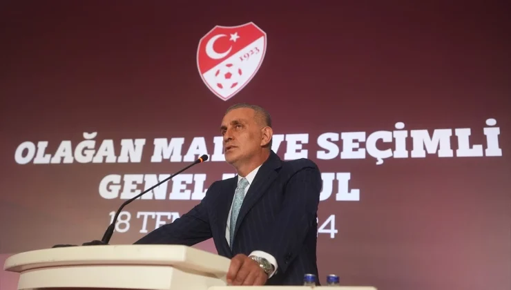 TFF’nin yeni başkanı İbrahim Hacıosmanoğlu, teşekkür konuşması yaptı Açıklaması