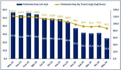 Ticaret Bakanı: Yıllıklandırılmış cari işlemler açığı son 1 yılda 31,8 milyar dolar geriledi