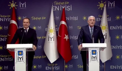 Fatih Erbakan, İYİ Parti Genel Başkanı Müsavat Dervişoğlu’nu ziyaret etti