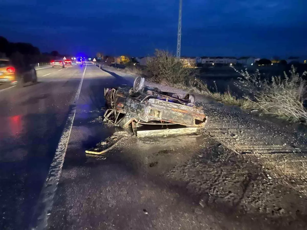 Gönen’de Trafik Kazası: 2 Yaralı